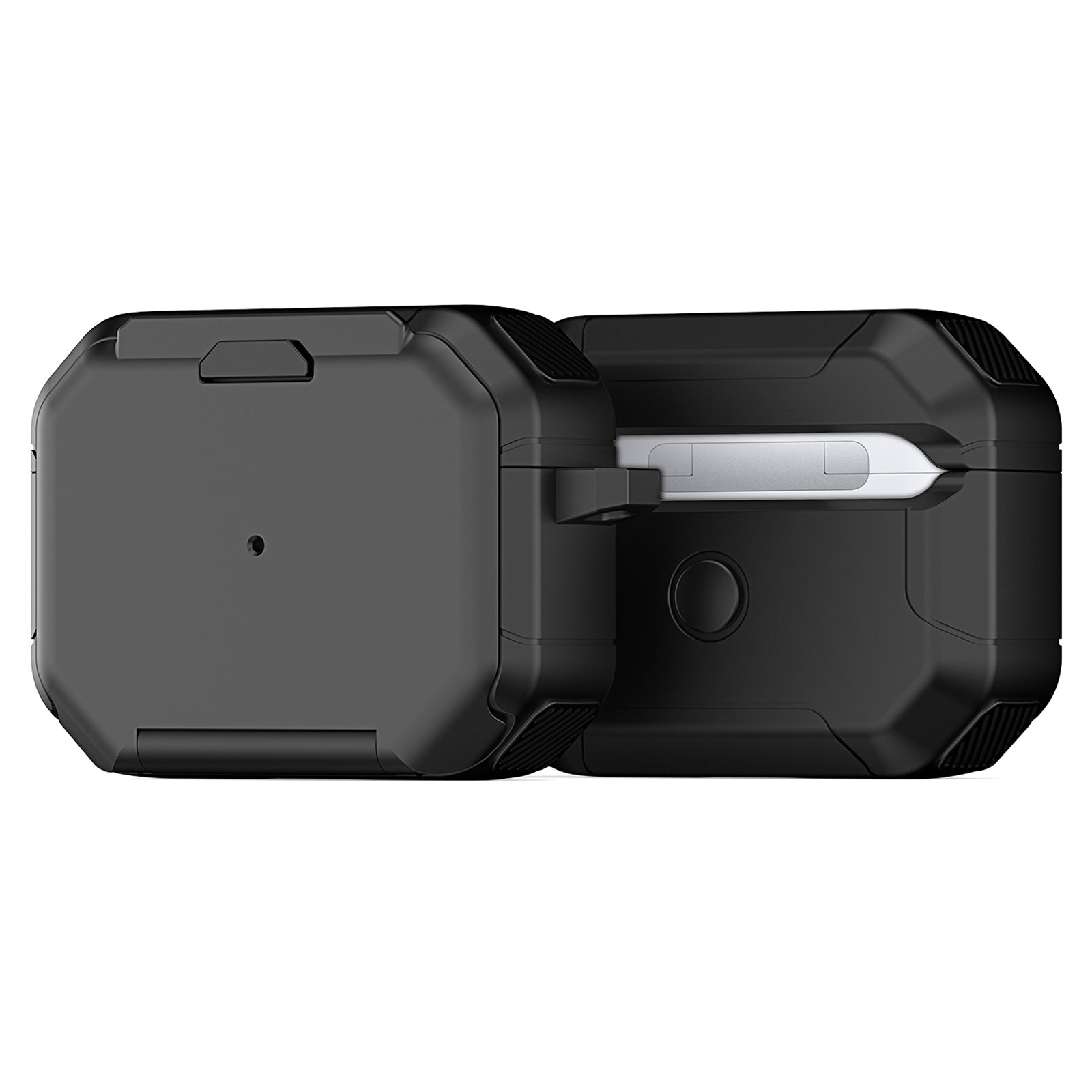 DUX DUCIS PECF Series for Apple AirPods Pro Protective Cover PC+TPU Carrying Case with Keychain DUX DUCIS PECF Series for Apple AirPods Pro Protective Cover PC+TPU Carrying Case with Keychain